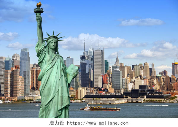国外建筑景观旅游旅行纽约城市景观自由女神像美国旅游国外全球旅游图片